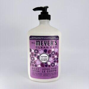 Mrs. Meyer's Clean Day Hand Body Lotion Plum Berry Scent 16 oz / 458 mL DISC